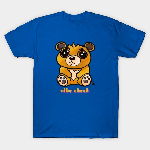 Kawaii Teddy Bear - Vibe Check T-Shirt by Alt World Studios